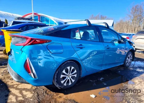 2021 Toyota Prius Prime Le from USA, damaged, VIN JTDKAMFPXM3175281